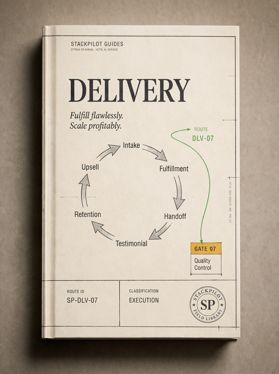 Delivery guide cover